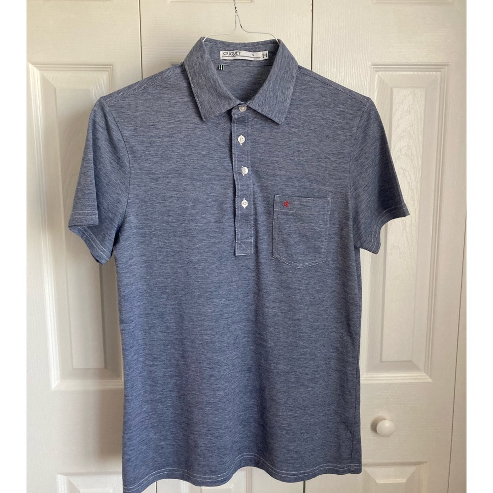 Men’s Criquet Player golf shirt Sz Small - slim fit